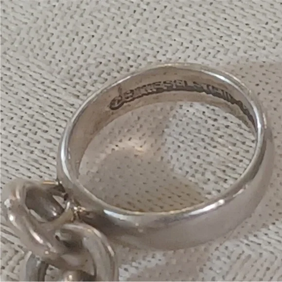 Barry Kieselstein-Cord Sterling Silver Beaded Heart Toggle Necklace - Picture 8 of 14